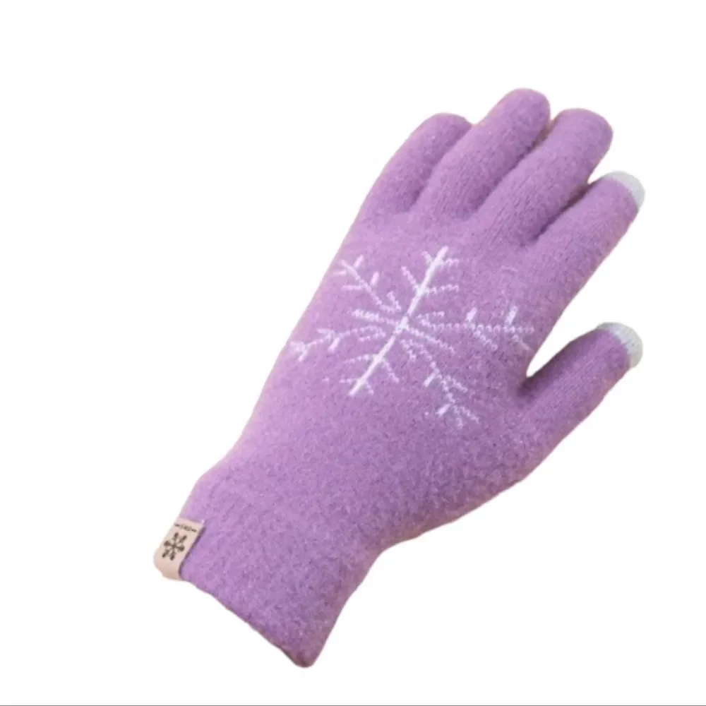Purple Snowflake ❄️ Gloves